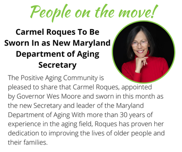 Carmel Roques To Be Sworn In as New Maryland Department of Aging Secretary